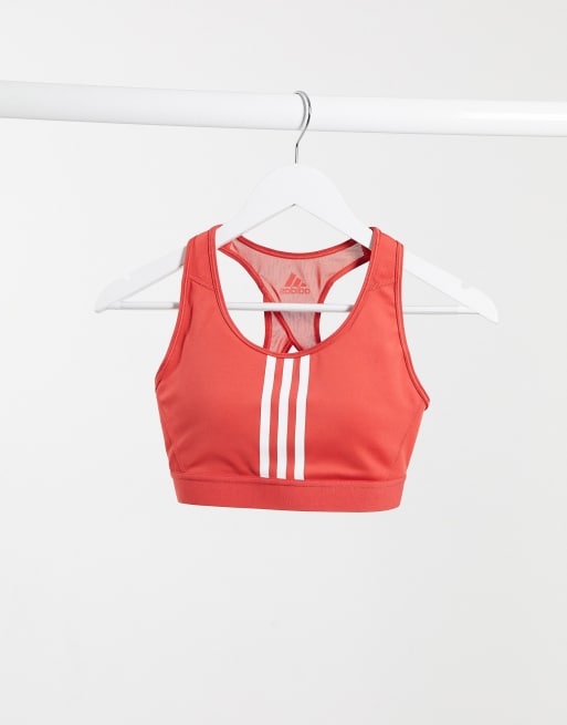 red adidas bra