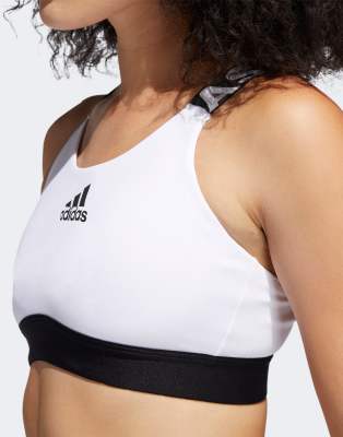 adidas logo bra