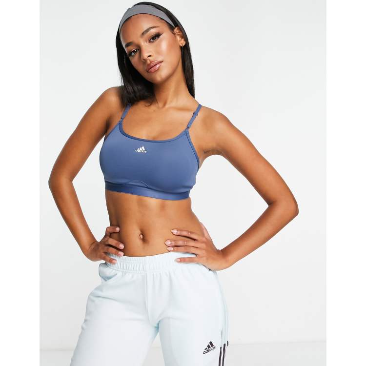 adidas Training - Brassière de sport - Bleu