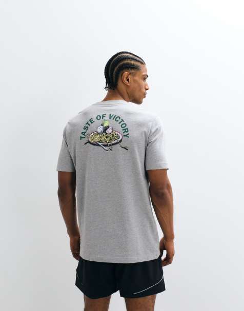 adidas Training - Camiseta gris jaspeado con estampado en la espalda - view 1