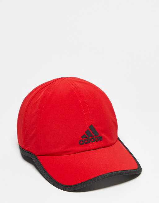 red adidas baseball cap