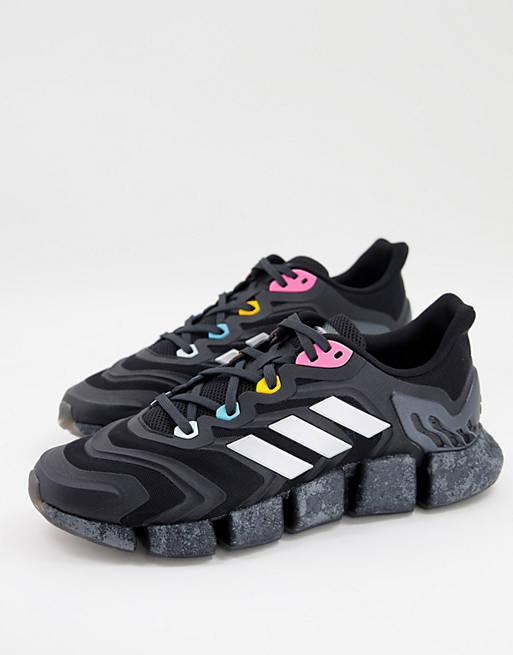 adidas Training Climacool Vento trainers with three stripe black 