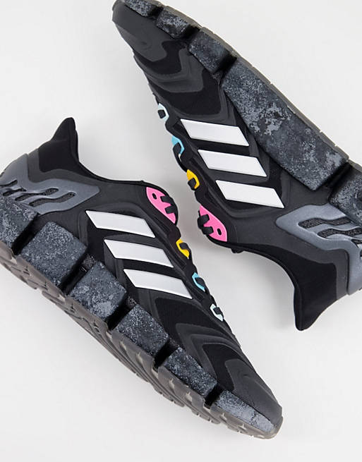adidas Training Climacool Vento trainers with three stripe black 