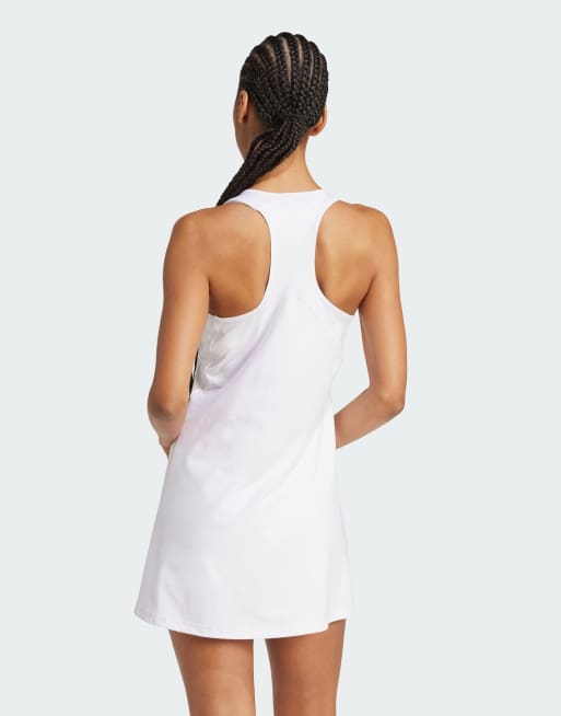 adidas Training Club tennis climacool dress in white | ASOS