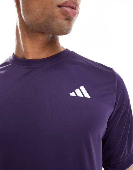 adidas Training - Club Tennis Climacool - T-shirt - Prune aurora , 3 de 4