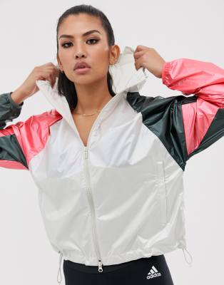 adidas colour block jacket