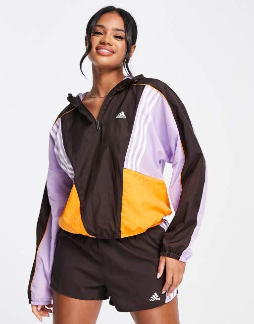 Adidas hooded shop track top