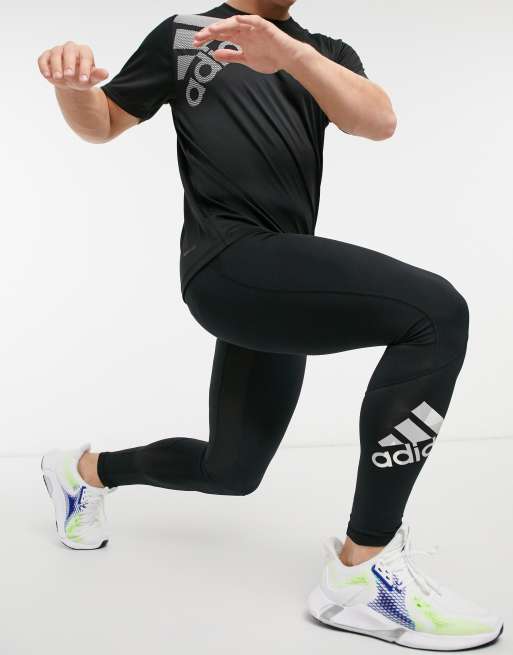 adidas Training compression tights in black