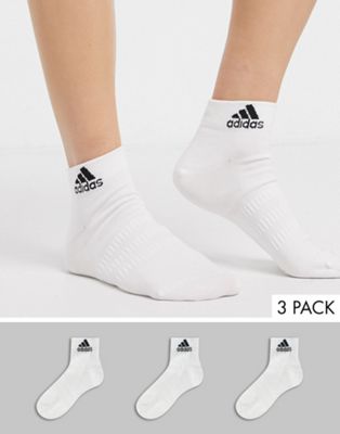 Confezione da 3 paia di calzini bianchi - adidas Training - Bianco - donna