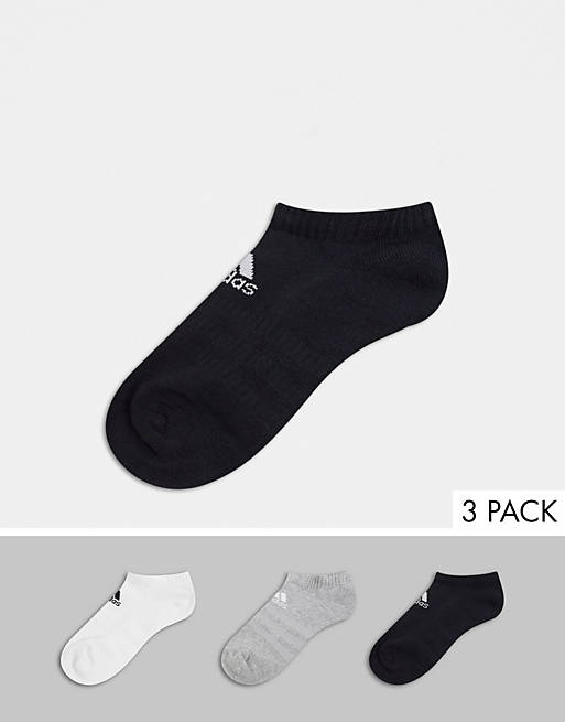 Confezione da 3 paia di calzini sportivi Adidas Training Asos Uomo Sport & Swimwear Abbigliamento sportivo Intimo sportivo 