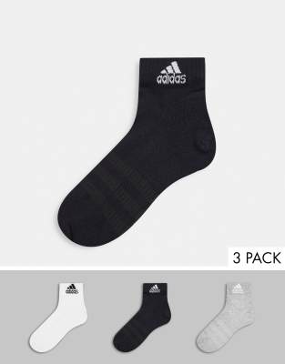 adidas Training - Confezione da tre paia di calzini multicolore