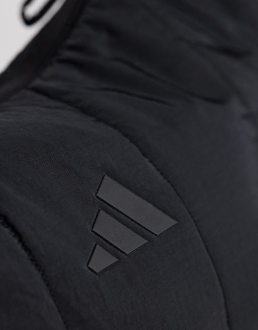 adidas Training – Czarna, nylonowa torebka na ramię, 3 z 4