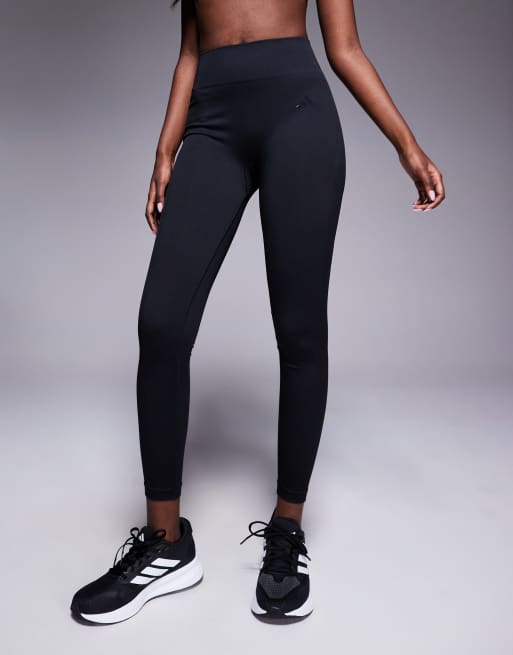 adidas Training – Czarne dzianinowe legginsy o pełnej długości, 5 z 5