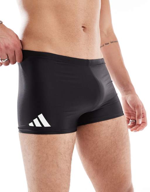 adidas Training – Czarne szorty kąpielowe o kroju bokserek, 4 z 5