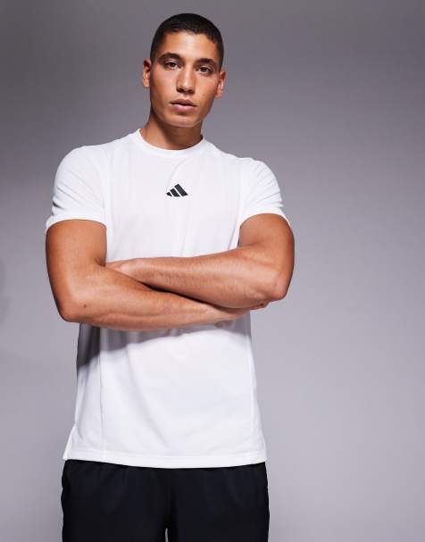 adidas Training D4T t-shirt in white