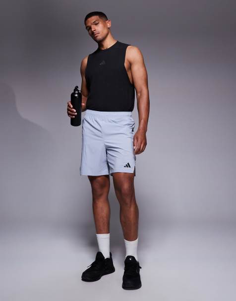adidas Training – D4T – Gestrickte Shorts in Grau - view 1