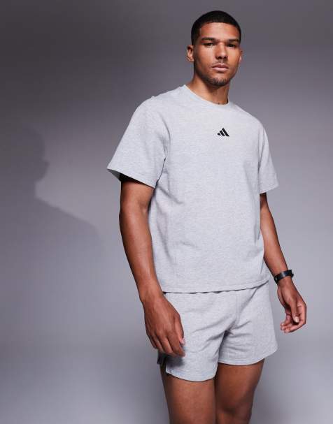 adidas Training – D4T – Gråmelerad t-shirt - view 1