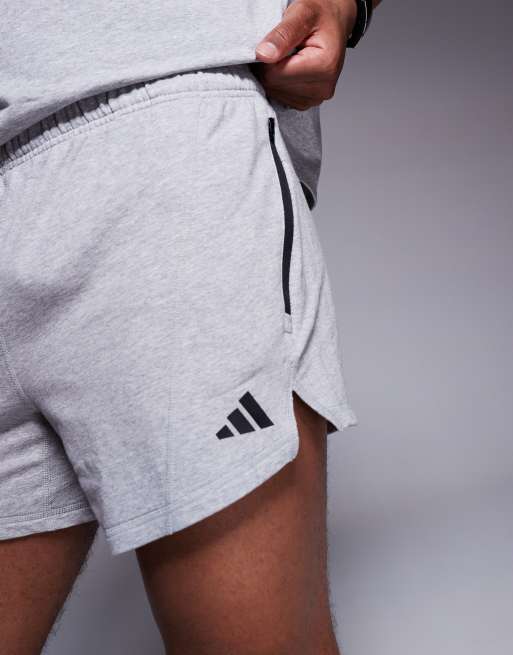 adidas Training – D4T – Gråmelerade shorts, 5 tum, 4 av 5