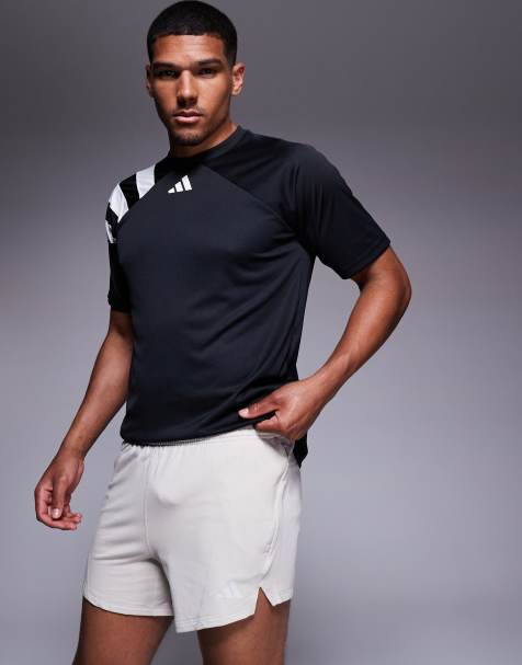 adidas Training – D4T – Ljusbeige shorts, 5 tum - view 1