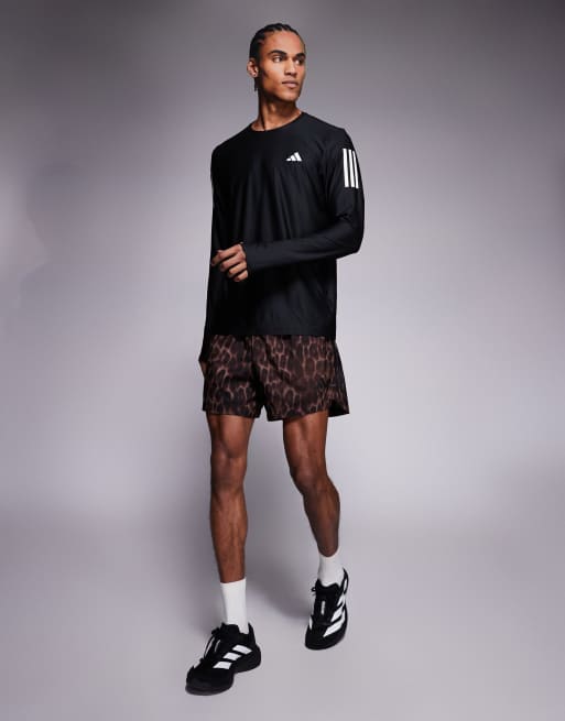 adidas Training - D4T - Pantaloncini con stampa leopardata, 3 di 6