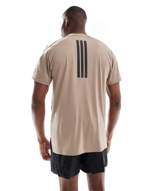 adidas - Training - D4T Pro-Series - T-shirt in krijtachtig bruin , 4 van 4