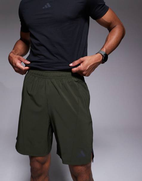 adidas Training D4T shorts in dark khaki