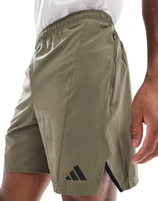 adidas Training D4T shorts in olive brown, 4 of 5