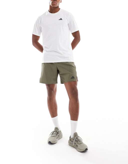 adidas Training D4T shorts in olive brown, 5 of 5