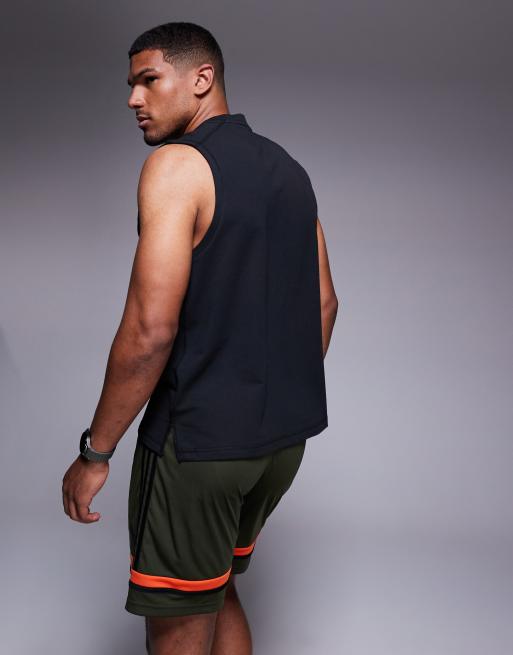 adidas Training D4T sleeveless t-shirt in black, 4 of 4