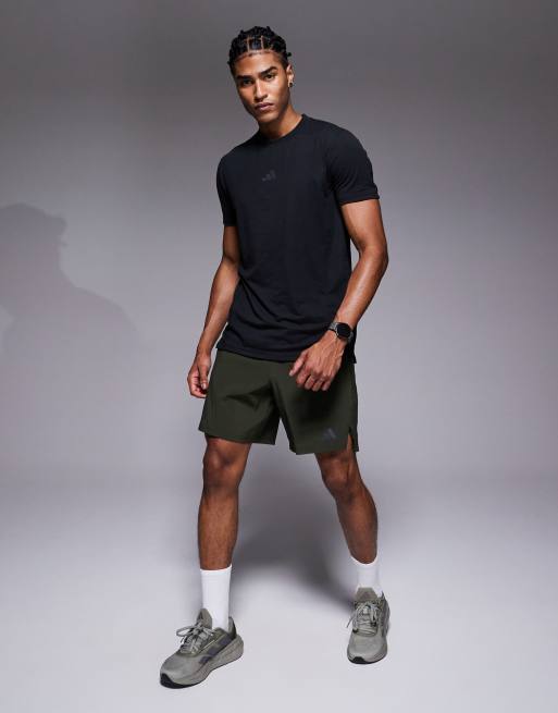 adidas Training – D4T – Szorty w ciemnym odcieniu khaki, 3 z 5