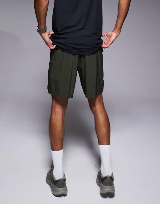 adidas Training – D4T – Szorty w ciemnym odcieniu khaki, 4 z 5