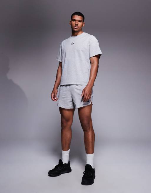 adidas Training - D4T - T-shirt color grigio mélange, 2 di 4