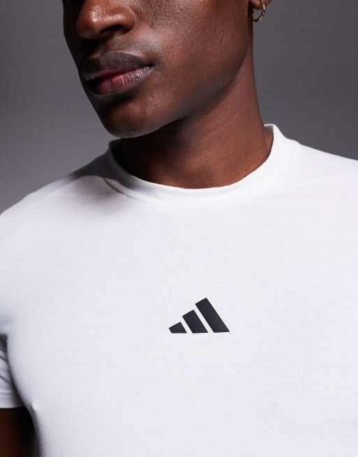 adidas - Training D4T - T-shirt in wit, 5 van 5