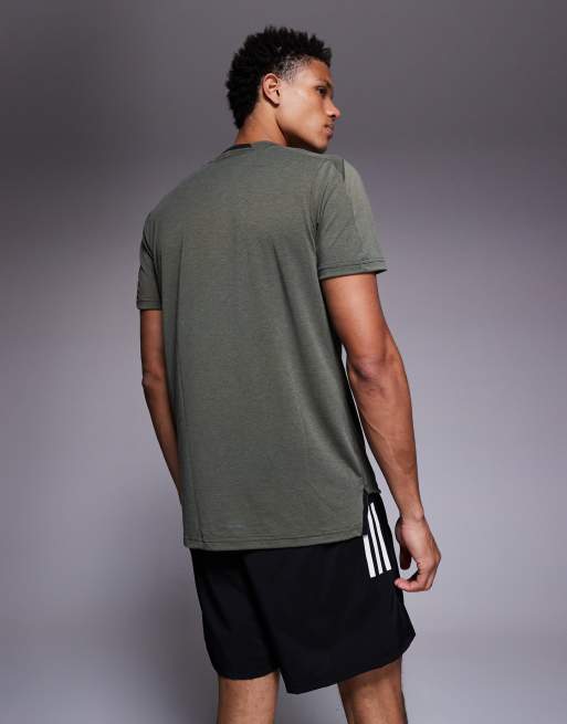 adidas - Training D4Training - T-shirt in donkerkaki, 3 van 5