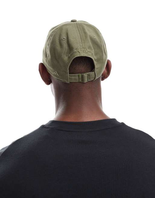 adidas Training dad cap in olive green, 3 of 3