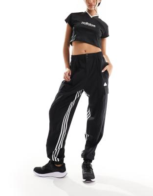 adidas performance adidas Training Dance cargo trousers in black
