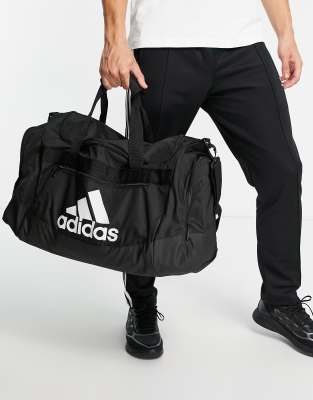 ADIDAS ORIGINALS ADIDAS TRAINING DEFENDER IV MEDIUM DUFFLE BAG IN BLACK,5151683