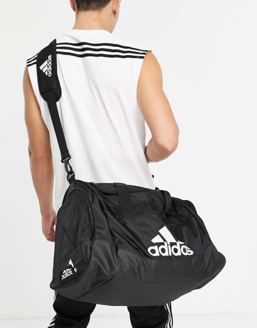 adidas Training Defender IV small duffle bag in black