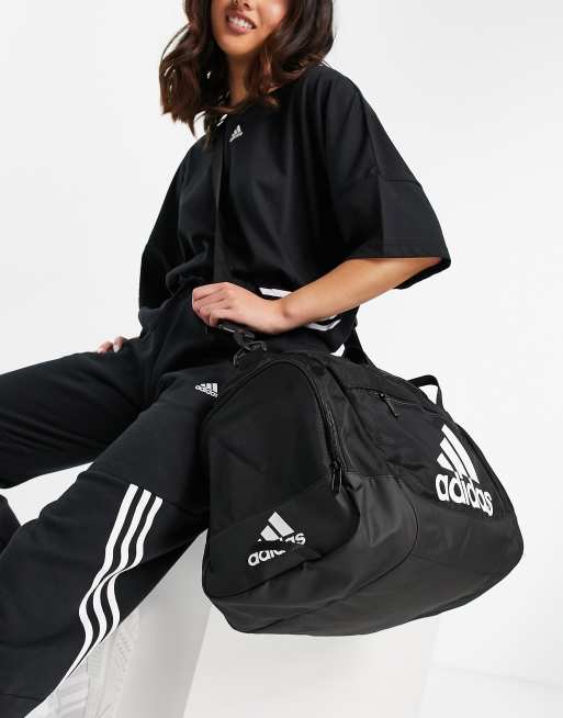 adidas Training Defender IV small duffle bag in black