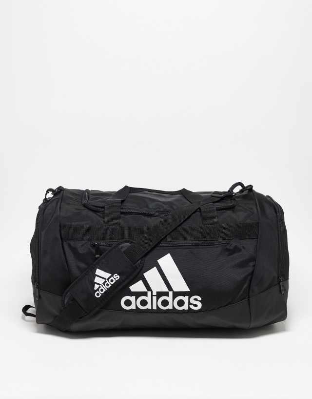 adidas Training defender medium duffle bag in black