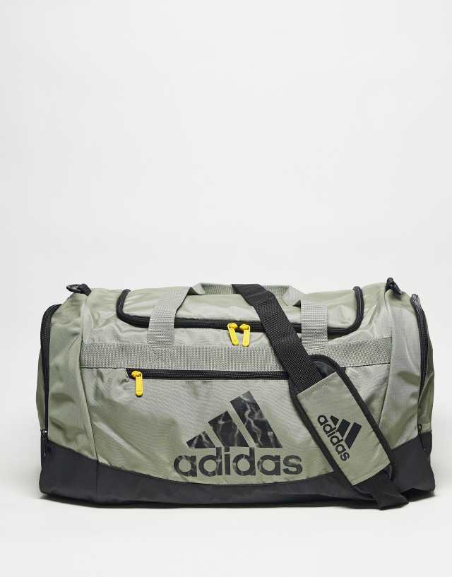 adidas Training Defender medium duffle bag in gray