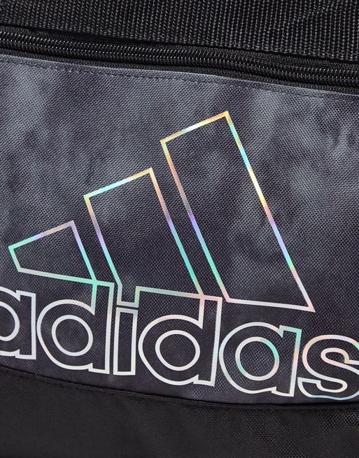 adidas Training Defender IV small duffle bag in black