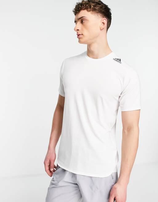adidas - Training - Design 4 Sport - Hvid T-shirt