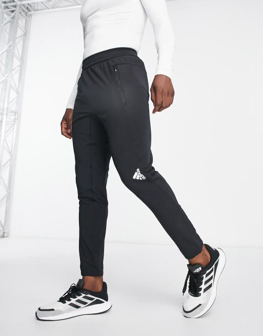 Adidas best sale zip joggers