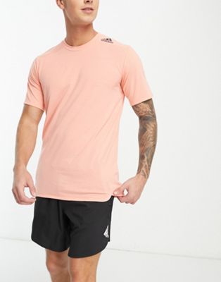 adidas Training Design 4 Training t-shirt in orange - ASOS Price Checker