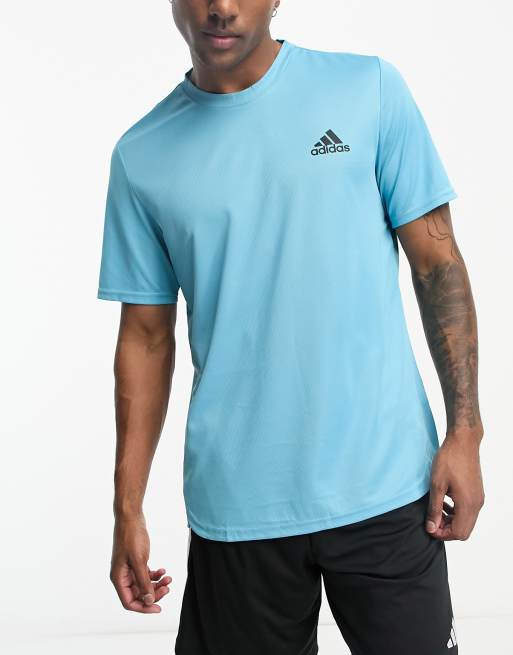 Blue adidas hot sale training top