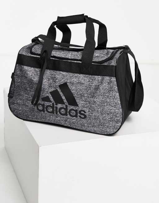 Adidas gray store duffle bag