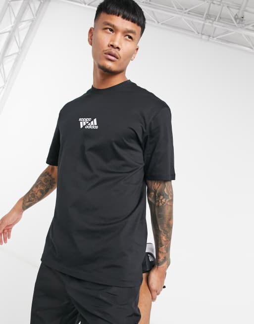 Adidas double logo store t shirt