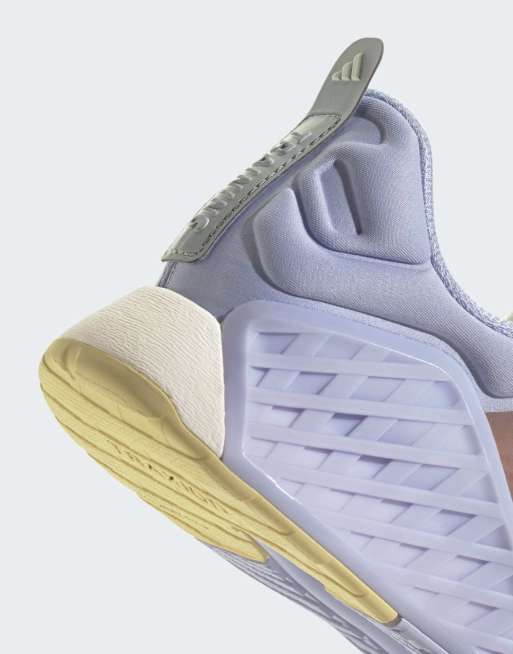 adidas Training – Dropset 3 – Sportschuhe fürs Krafttraining in Weiß und Silber, 3 von 5