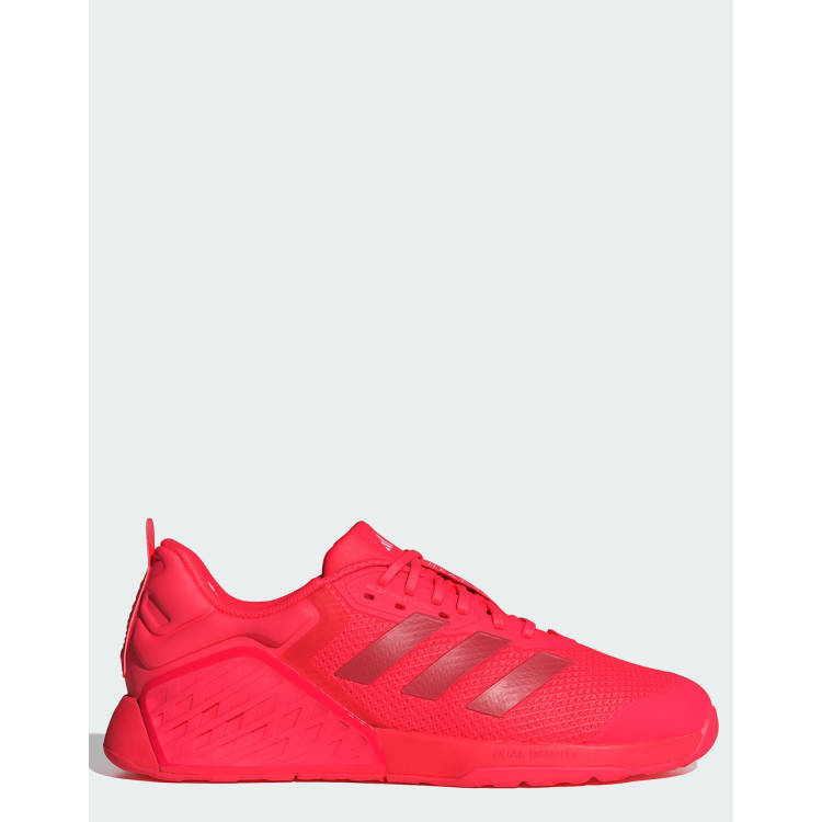 adidas Training Dropset 3 strength training shoes in lucid red | ASOS